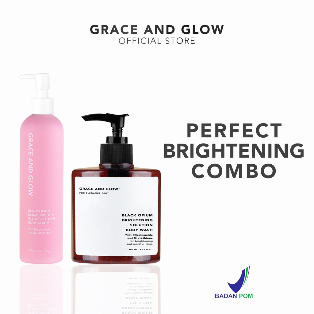 Grace and Glow Black Opium Body Wash + Body Serum