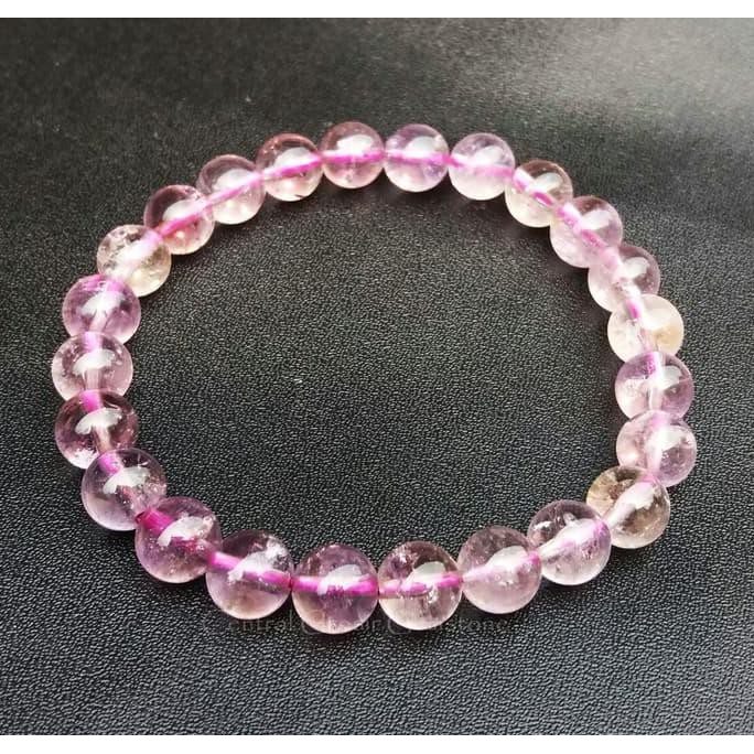 Recomended Gelang Batu Natural Amethyst Kecubung Kalimantan Original Berkualitas