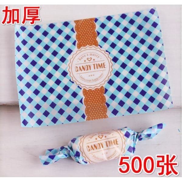 

CVCV139 KERTAS BUNGKUS PERMEN/ COKLAT/ NOUGAT CANDY TIME BLUE - PAPER