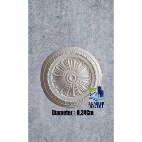 Lis/List Profil Gypsum Plafon Bunga Lampu,Motif Piring,Murah