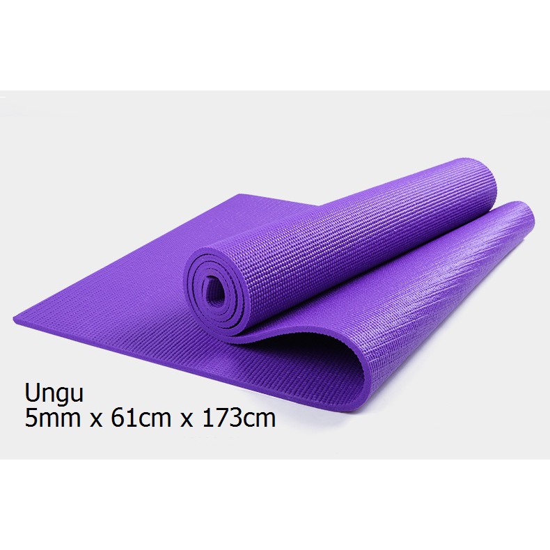 Matras Yoga Anti Slip Matras Senam Yoga Good Quality matras olahraga yoga free tas