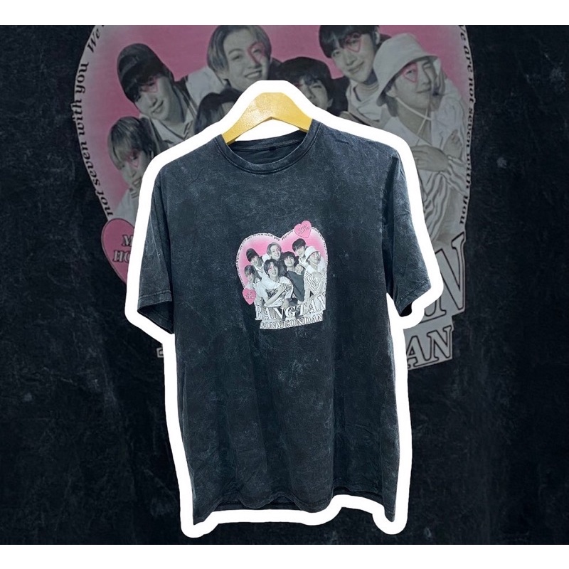 Borahae oversize bts tshirt kaos bts oversize