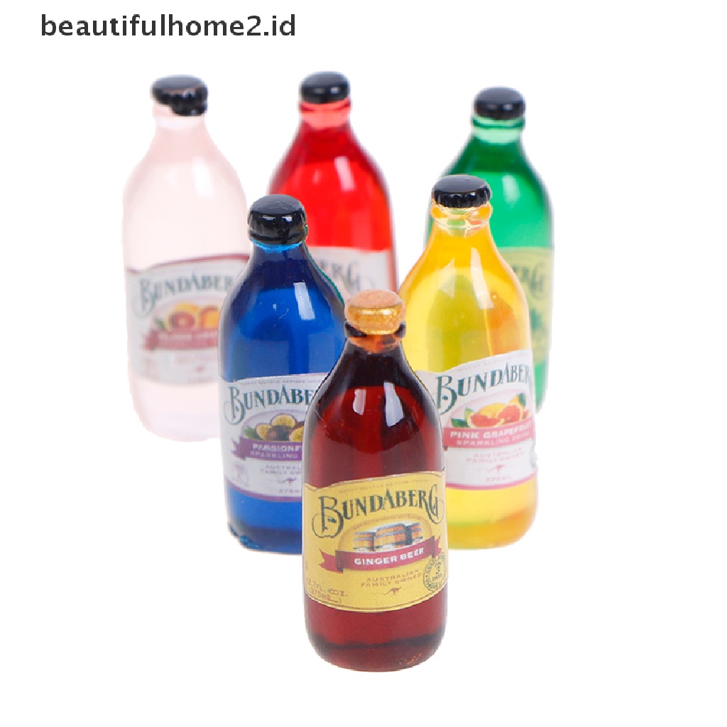 Beautifulhome2. Buku Literatur Dalam Bahasa MandarinId 6pcs Miniatur Botol Wine Bahan Resin Skala 1: 12 Untuk Rumah Boneka