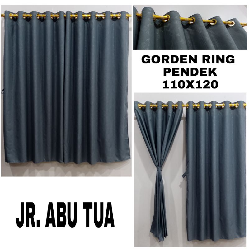 GORDEN JENDELA  PENDEK POLOS EMBOS MINIMALIS MURAH COD SMOKRING UK.T 120 dan T 150