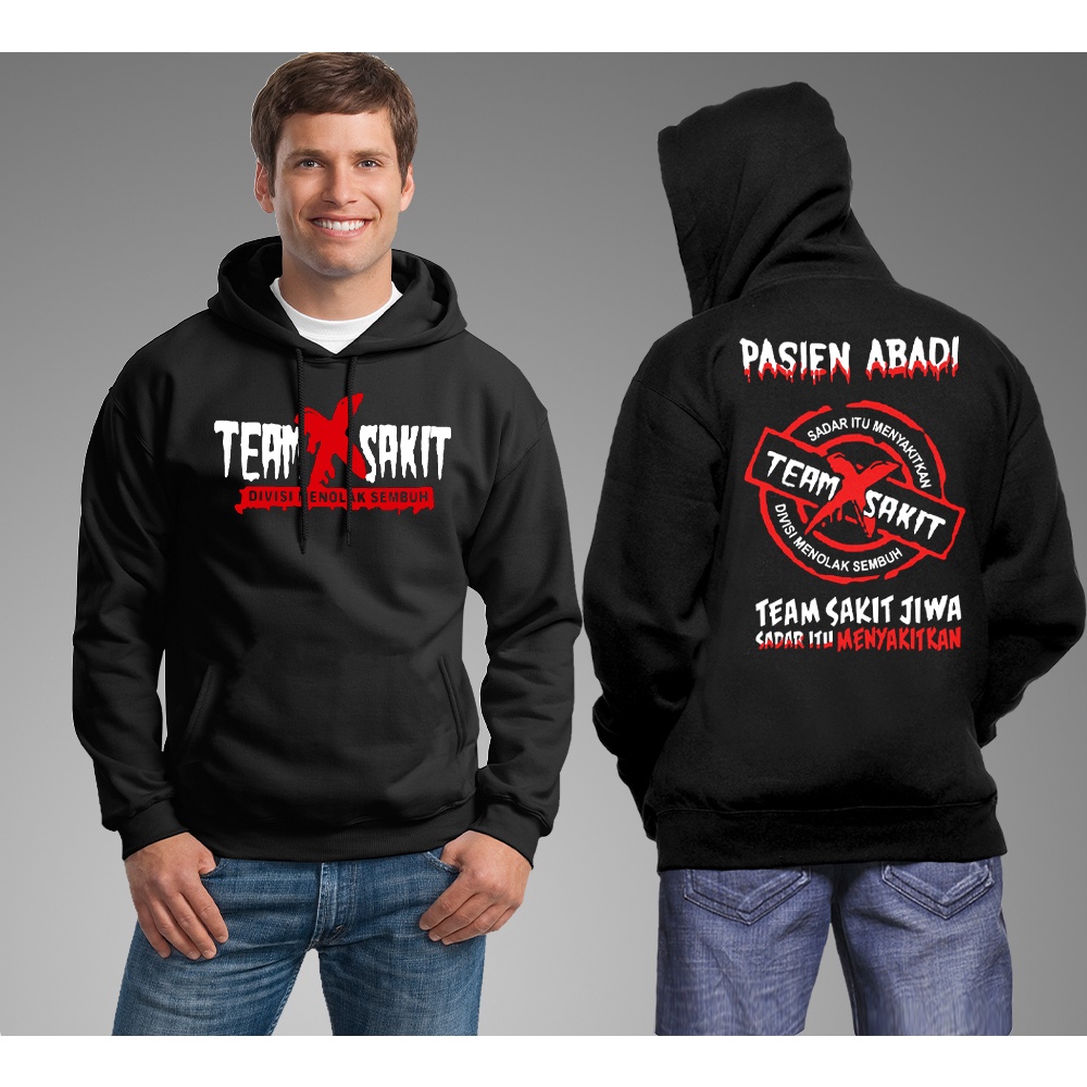 Hoodie Pria Team Sakit Menolak Sembuh , jaket sweater distro team sakit