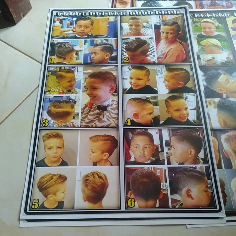 poster potong rambut