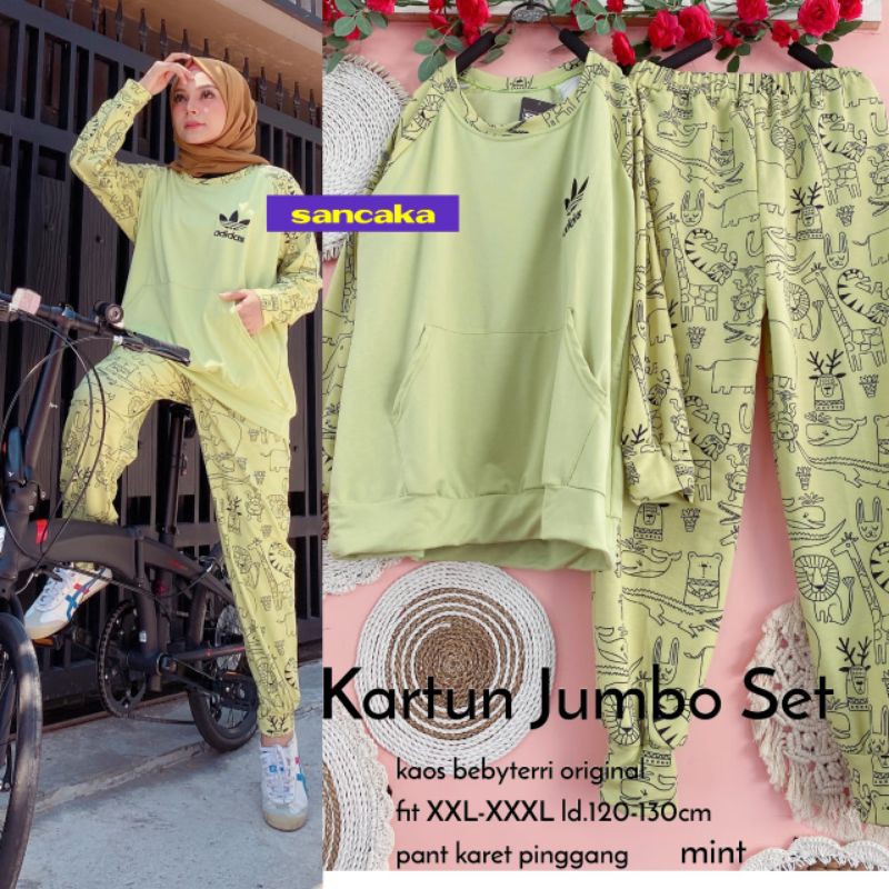 KARTUN SET JUMBO/babyterry original/ld120-130