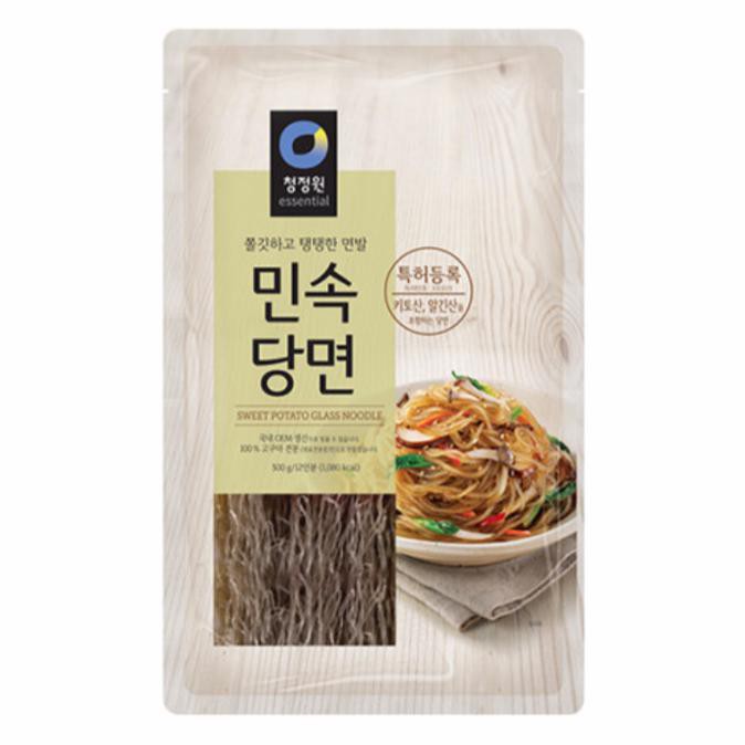 

Terlaris# Chung Jung One Bihun / Bihun Ubi Korea 500G(Sweet Potato Glass Noodle