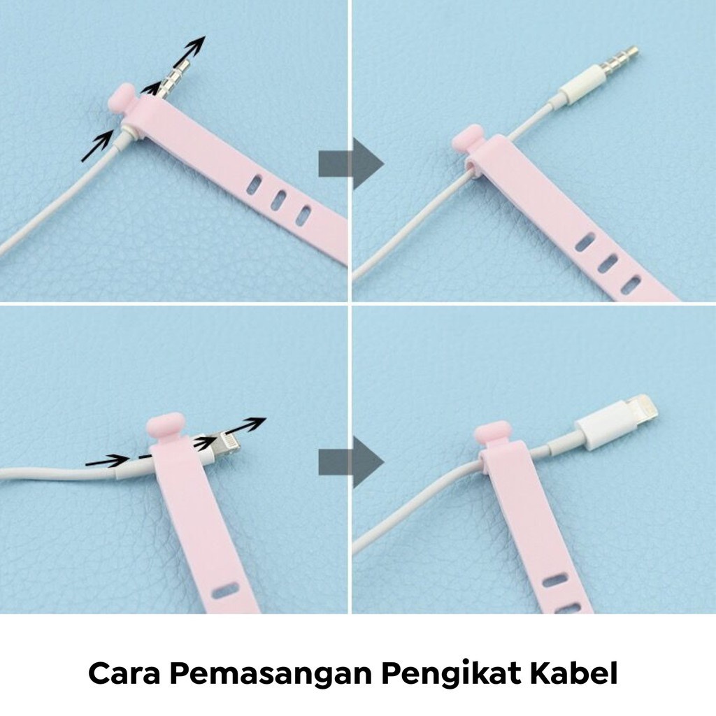 MurmerOfficial  R510  KARET PENGIKAT KABEL DATA  PENGIKAT CABLE CHARGER 1 PCS // PENGGULUNG KABLE DIJUAL PER PERPCS R558