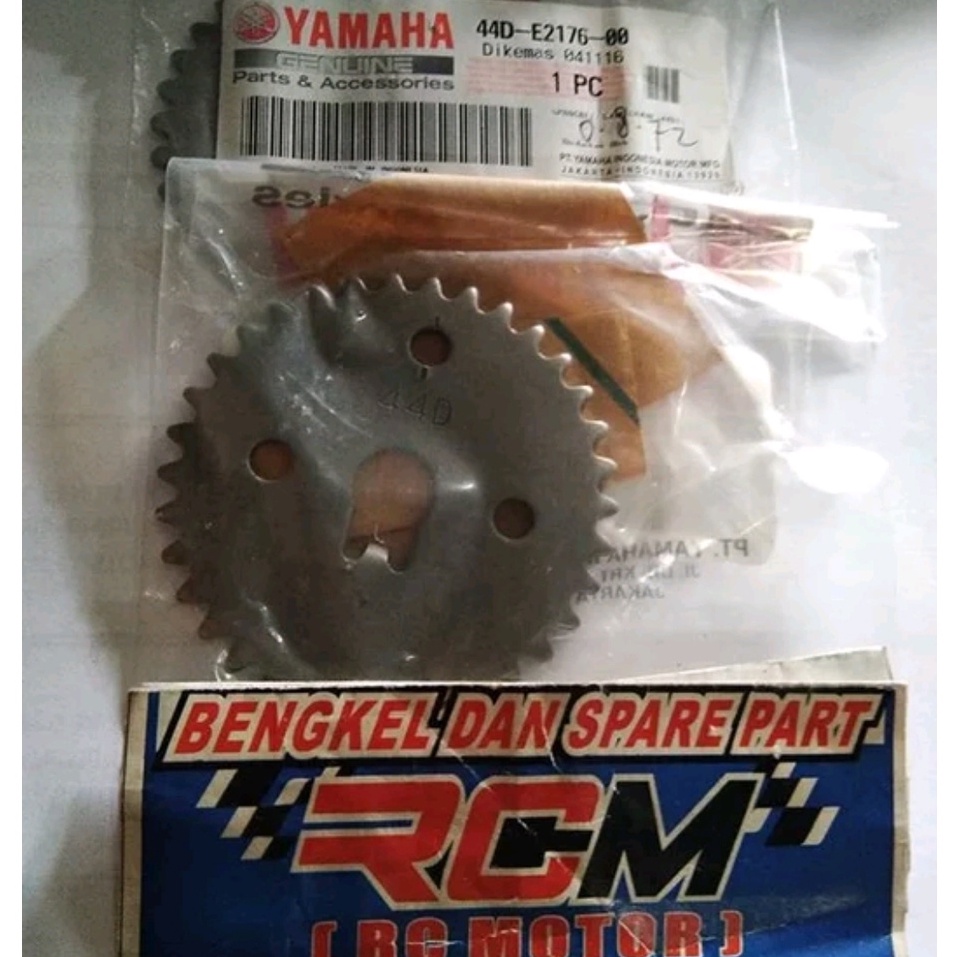 GIGI SPOKET SPROCKET CAM CHAIN SENTRIK XEON MIO J MIO GT SOUL GTFINO FI F1 XRIDE ORI ORIGINAL YAMAHA YGP ASLI 44D-E2176-00