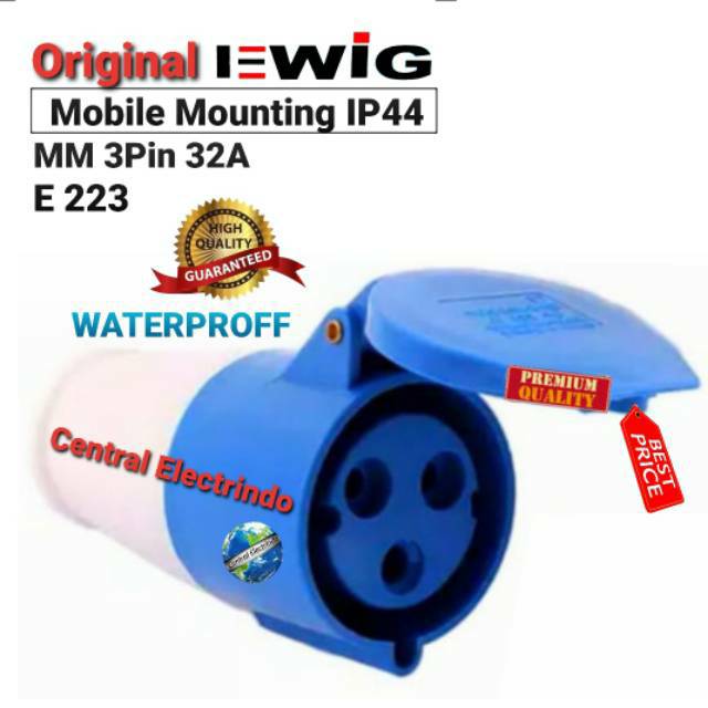 Mobile Mounting Coupler 3Pin 32A (E223) EWIG.