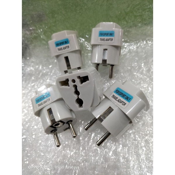 Trevel adaptor Sambungan adaptor steker adaptor kaki 3 iPhone Xiaomi universal