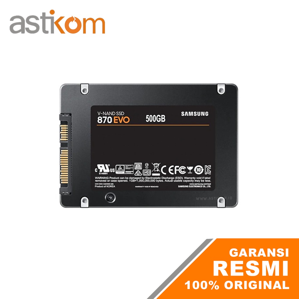 SSD SAMSUNG 500GB 870 EVO MZ-77E500BW SATA 2,5&quot;