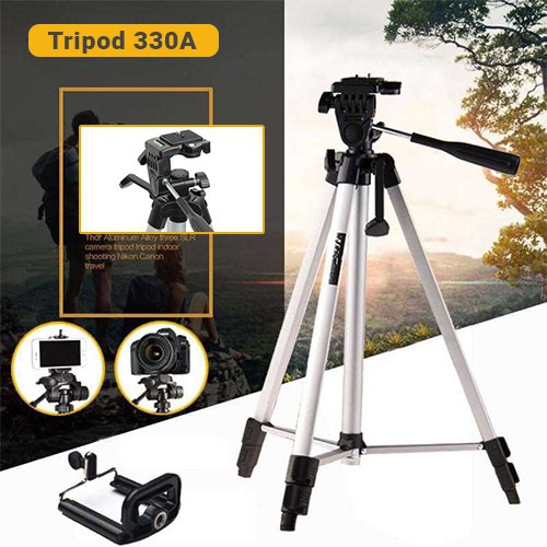 Tripod 330A Professional Tripod Stand Aluminum Camera Tripod holder U