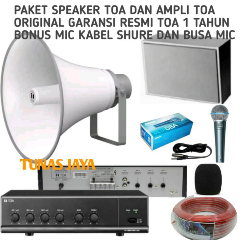 PAKET TOA SOUND SYSTEM MASJID ATAU PAKET TOA SOUND SYSTEM MUSHOLLA