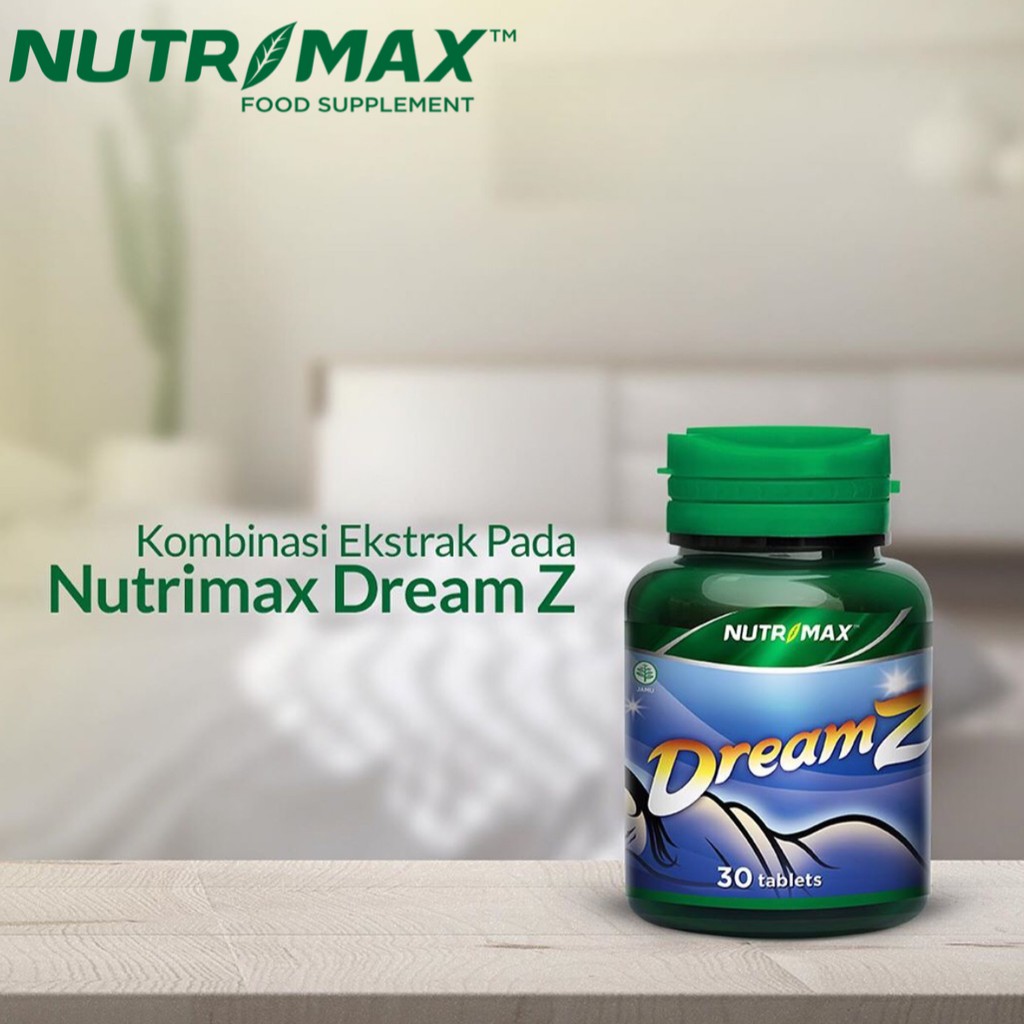 BPOM NUTRIMAX DREAMZ 30S BPOM / NUTRIMAX SWEET DREAMS / VITAMIN SUSAH TIDUR (INSOMNIA) / SYE