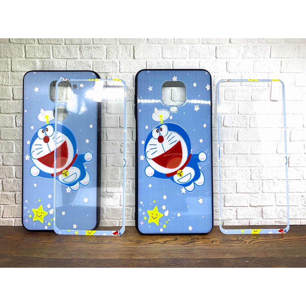 Softcase + Tempered Glass karakter Oppo A1k/C2,A31 2020,A33/A53,A3s/C1,A52/A72/A92,Realme V5,A5s/A7/A12/A11k,2 pro/U1/U2,5,5/5i/5s/C3,C17/7i,C11,C12,C15,Samsung j2 Prime Vivo Y11/Y12/Y15/Y17,Y30/Y30i/Y50,Y91/Y93,Y95,Y91C,Xiaomi Redmi 3s 4A 8A 9 HCTG 03