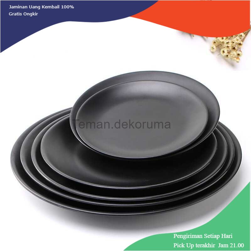 TD - RUM Fengci Piring Melamine Dish Plate Japanese Style 10 Inch - W7010