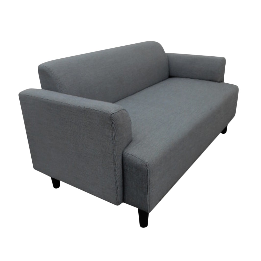 HEMLINGBY Sofa dua dudukan, abu-abu .  Shopee Indonesia