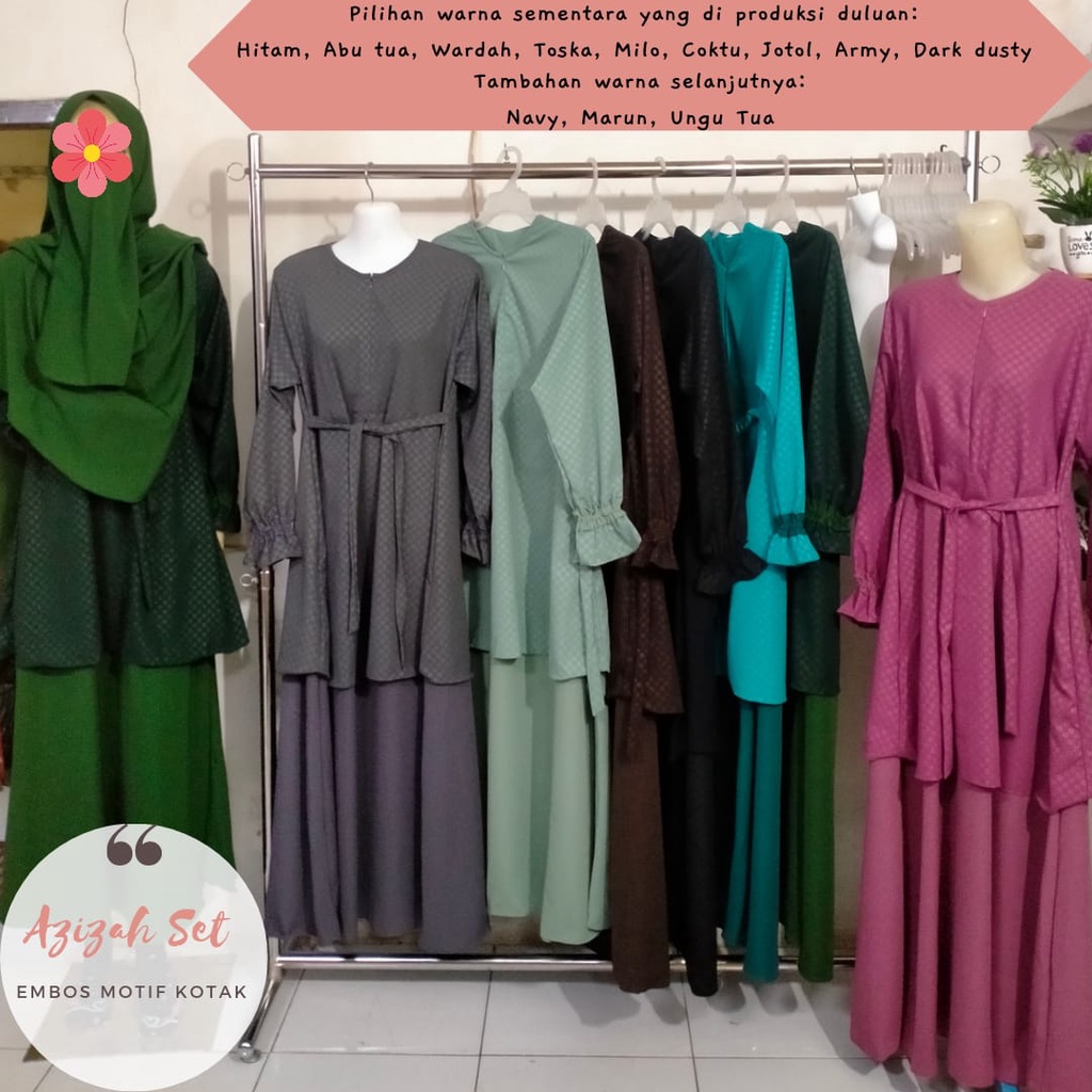 Gamis set AZIZAH