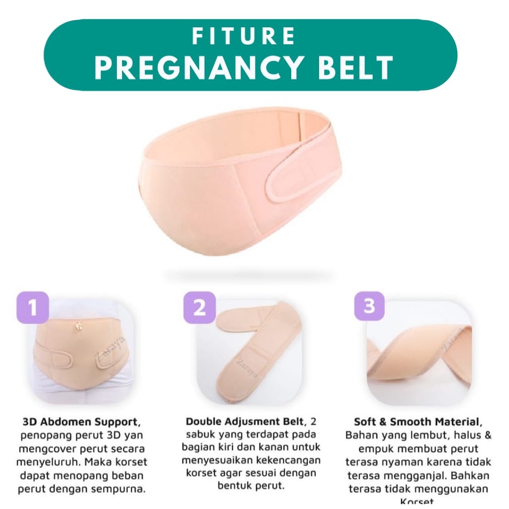 Korset Sabuk Hamil Penyangga Perut  Corset Pregnancy Belt by Momiasi