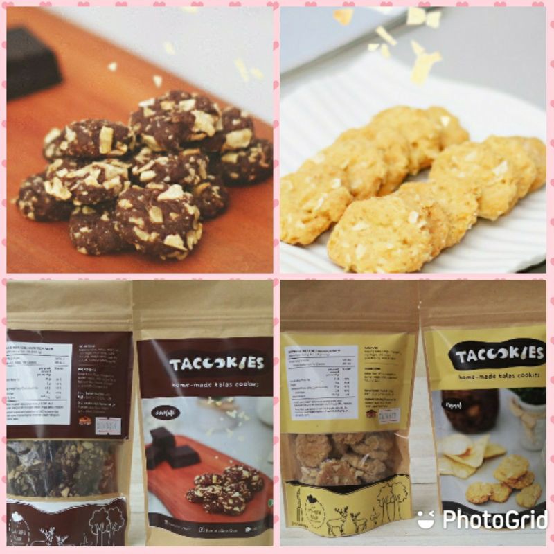 

Tacookies / cookies talas / cookies coklat / nastar talas / nastar enak/ cookies sehat/cookies enak