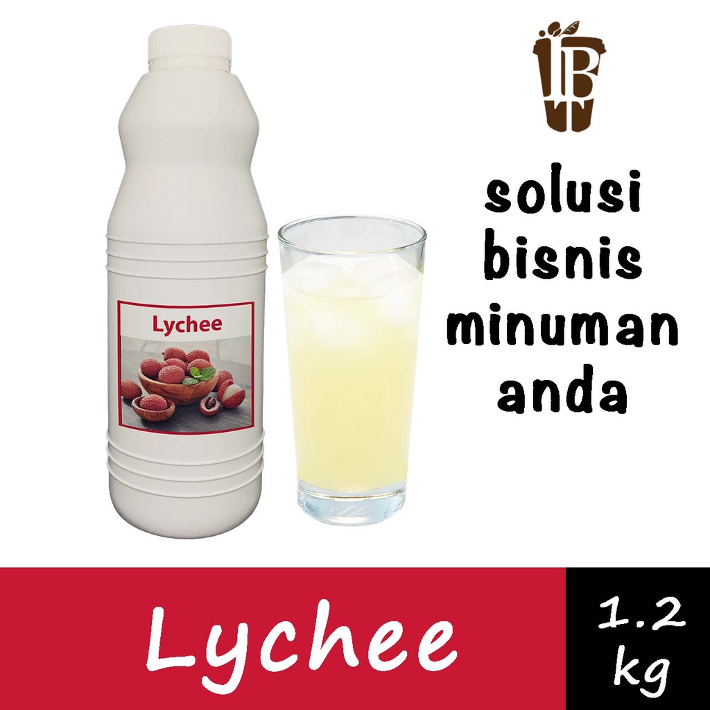 

Sirup Jus Konsentrat Buah Leci. Lychee Fruit Juice Syrup.