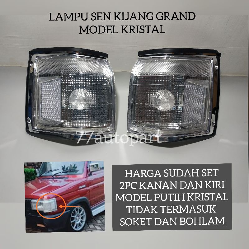 Lampu sen corner lamp kijang grand model kristal