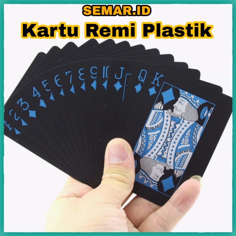 Kartu Remi Plastik Anti Air Waterproof