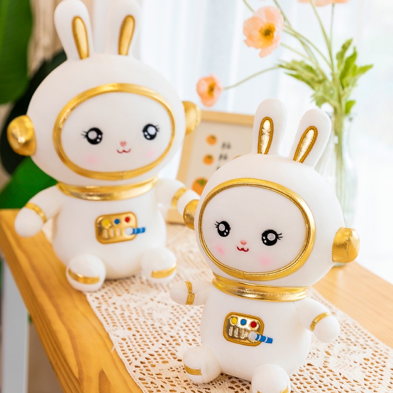 Boneka Bunny Kostum Astronot Bahan Plush