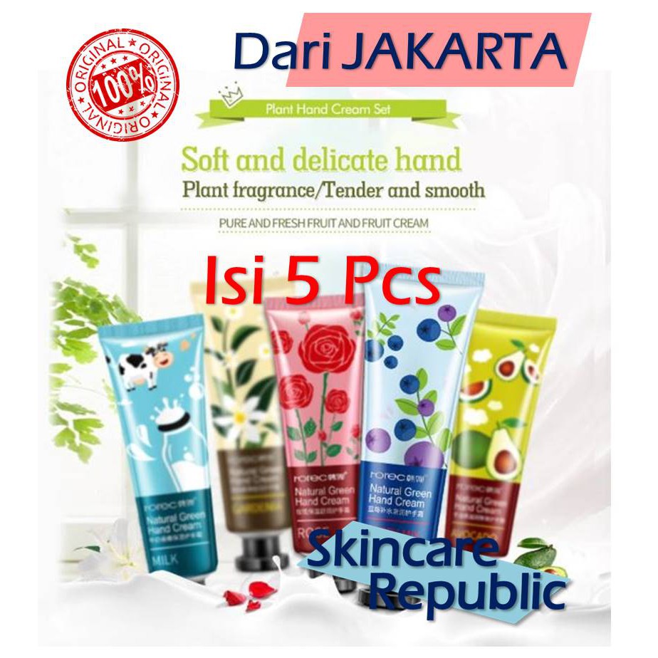 HC6064 ROREC NATURAL GREEN HAND CREAM 5 IN 1 / HAND CREAM ROREC