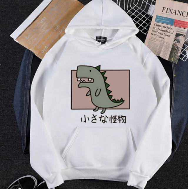 HOODIE TOKYO DINO HOODIE WANITA LUCU / HOODIE WANITA TEBAL