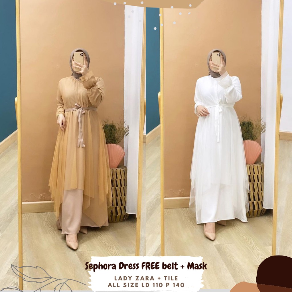 SEPHORA TILE DRESS/DRESS TILE PESTA/DRESS MATERNITY/DRESS TILE /DRESS TILE LD 100/DRESS SERAGAMAN