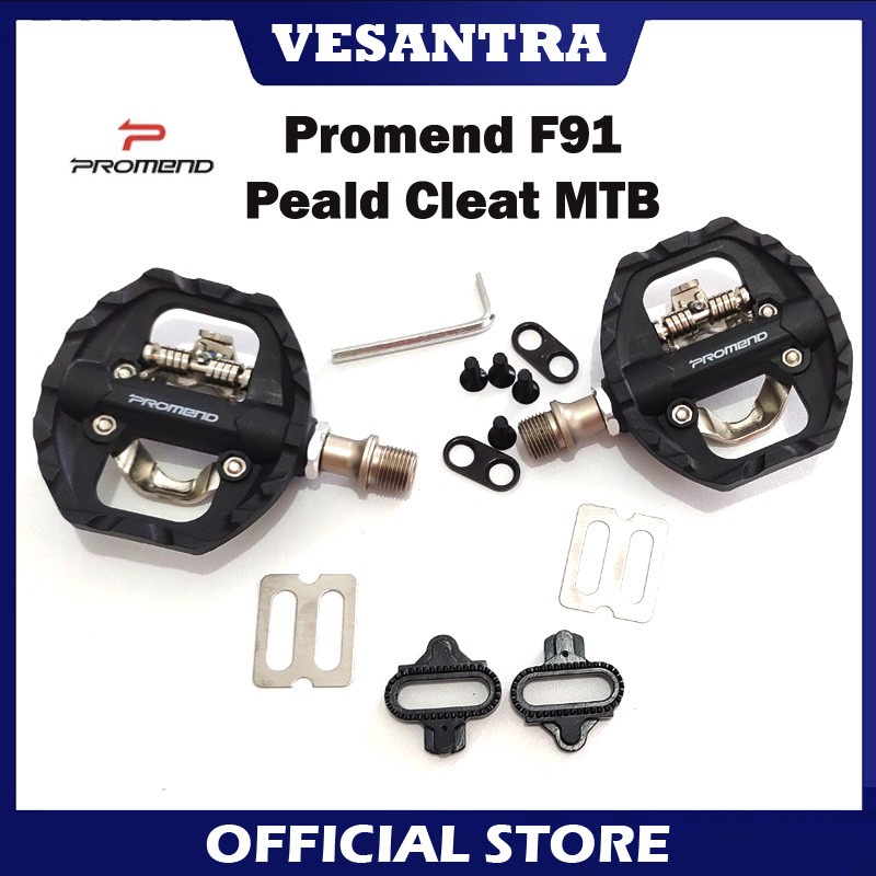 Promend F91 Pedal Cleat Sepeda MTB