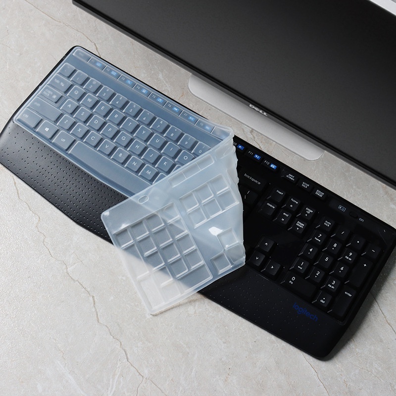 Cover Pelindung Keyboard Wireless Logitech Mk345 K345 Bahan Silikon Tahan Air