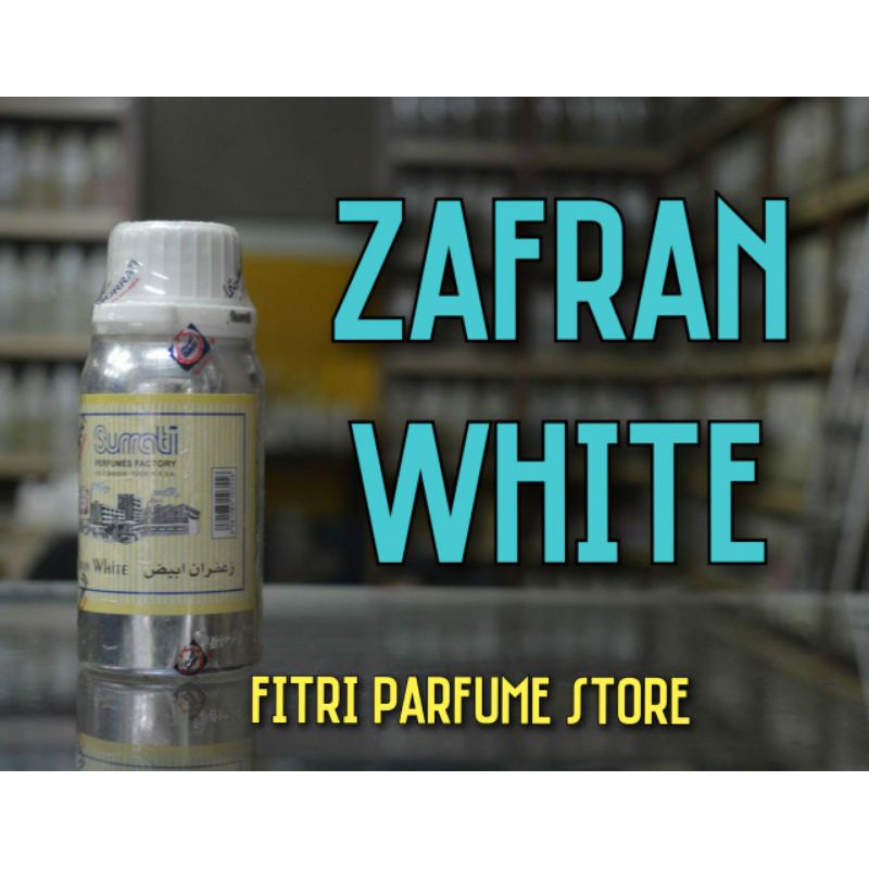 Bibit parfum ARAB ORIGINAL  ZAFRAN JAFARON ZAFARON WHITE 100ml SURRATI SURATI