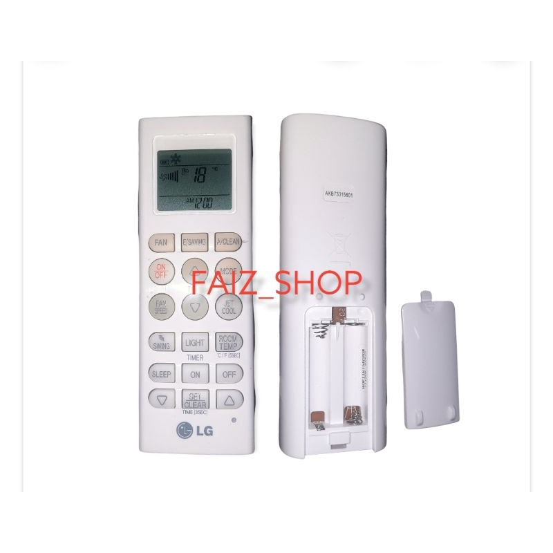 Remote AC LG  Hercules AKB73315601 Second Original Seperti Baru + Baterai