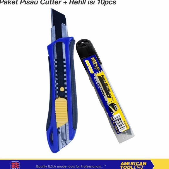 

Promo Bulan Ini American Tool Paket Pisau Cutter+Refill Terlaris