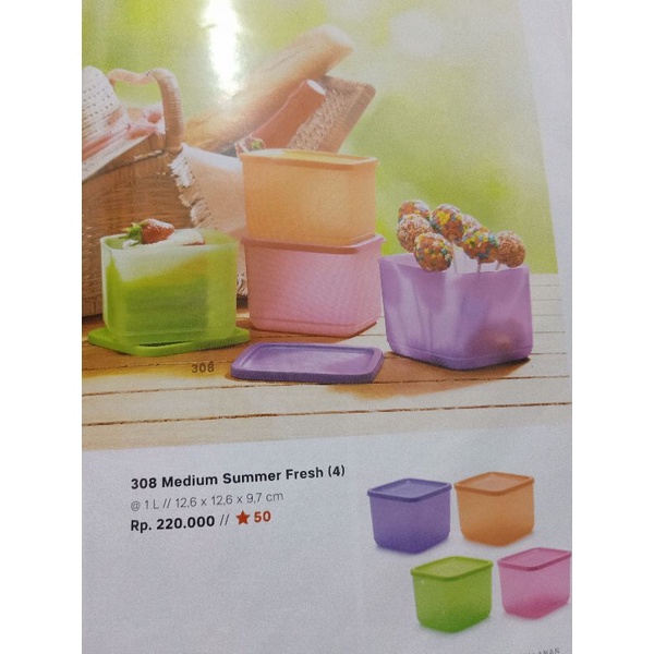 medium summer fresh Tupperware