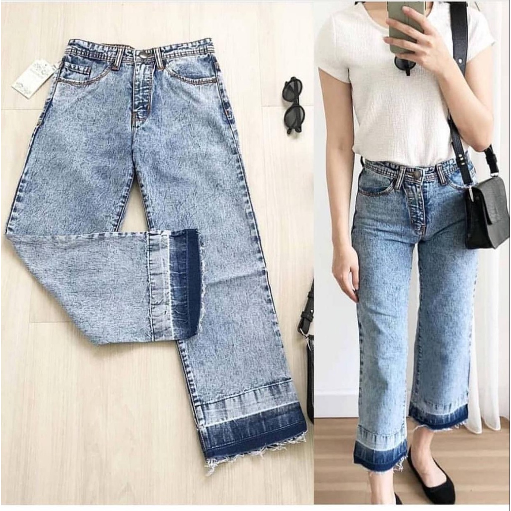 WEKI Kulot Jeans Highwaist Kirei