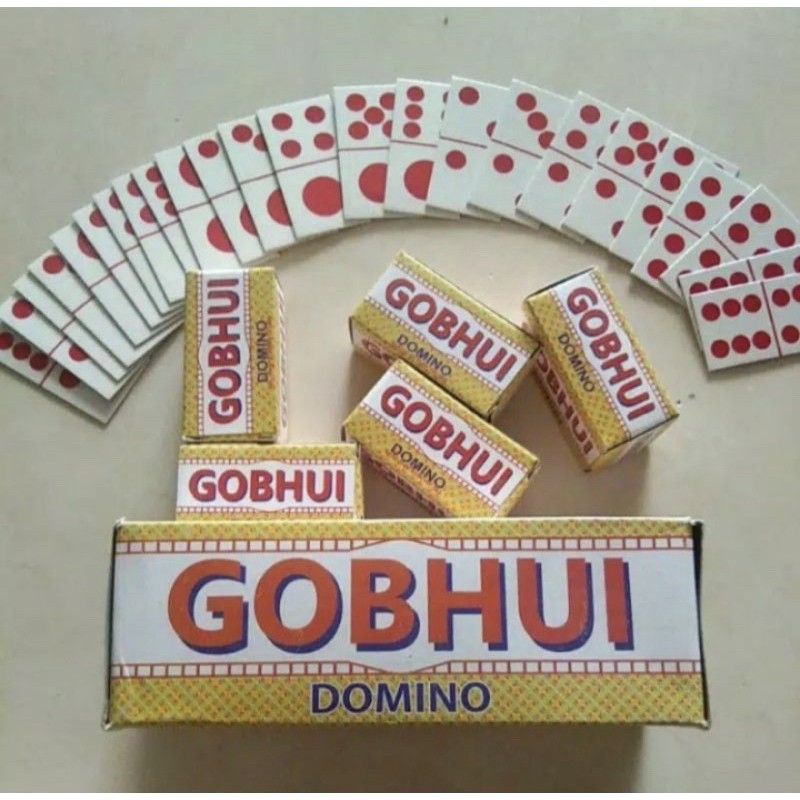 1 Set Kartu Domino Gobhui Kartu Gapleh Domini Cards - Random Colour