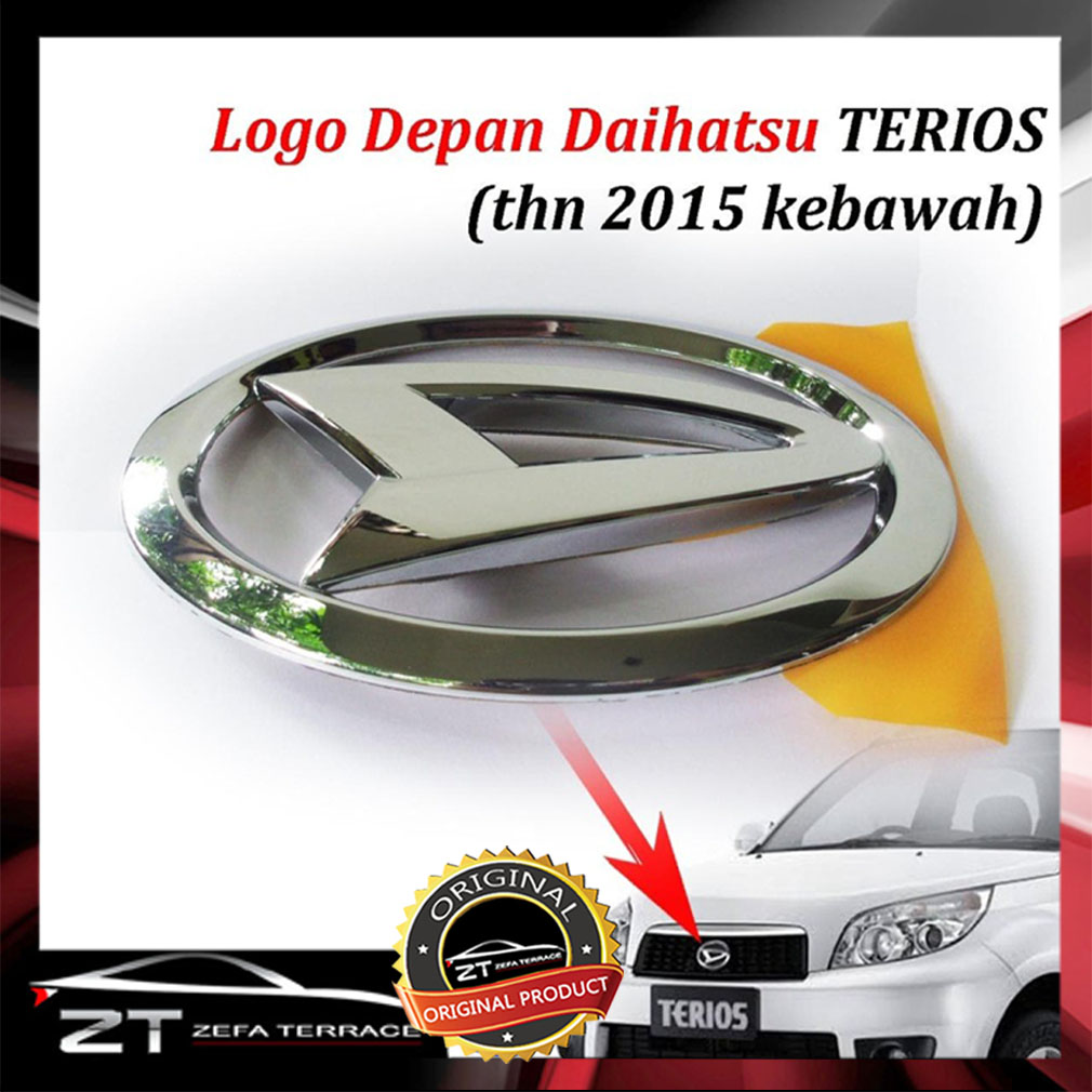 Emblem/Logo/lambang Daihatsu logo depan Daihatsu Terios 2015 kebawah