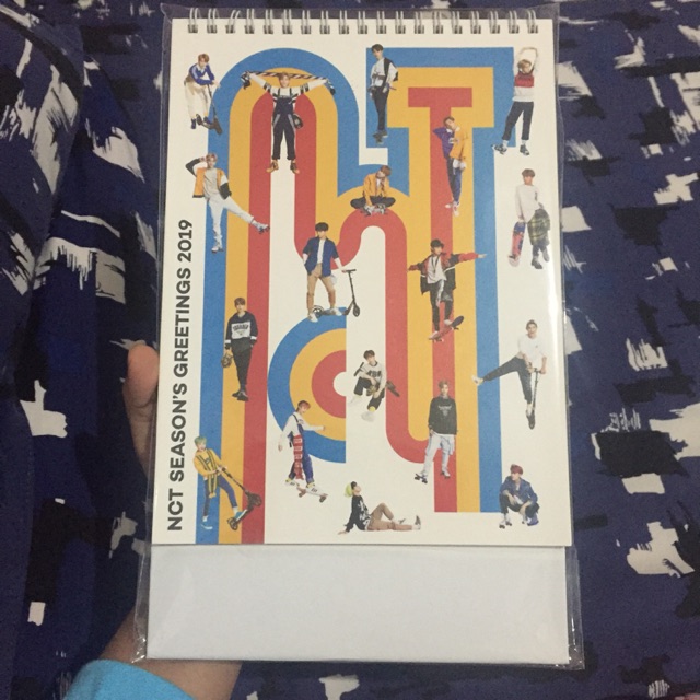 NCT SG 2019 desk calendar season’s greetings 2019