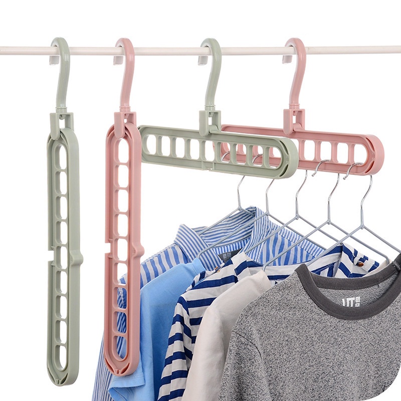 Magic Hanger Instan Gantungan Baju Lemari Pakaian Wonder Hanger 9 in 1 Ajaib [pm]