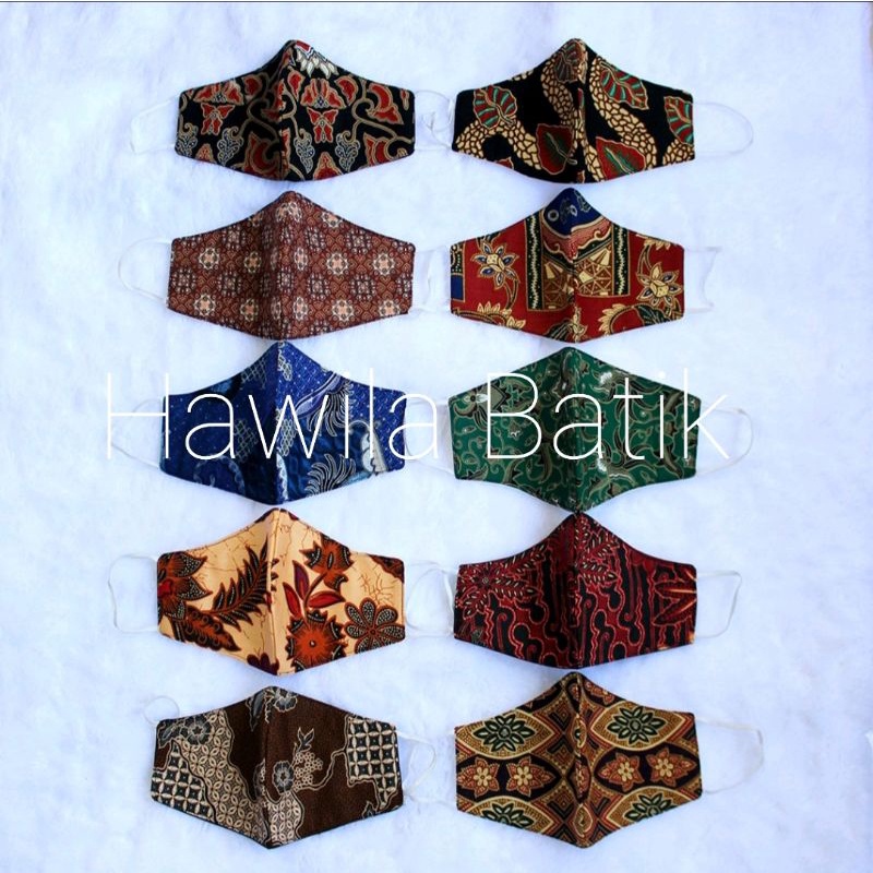 Masker Batik Katun Premium