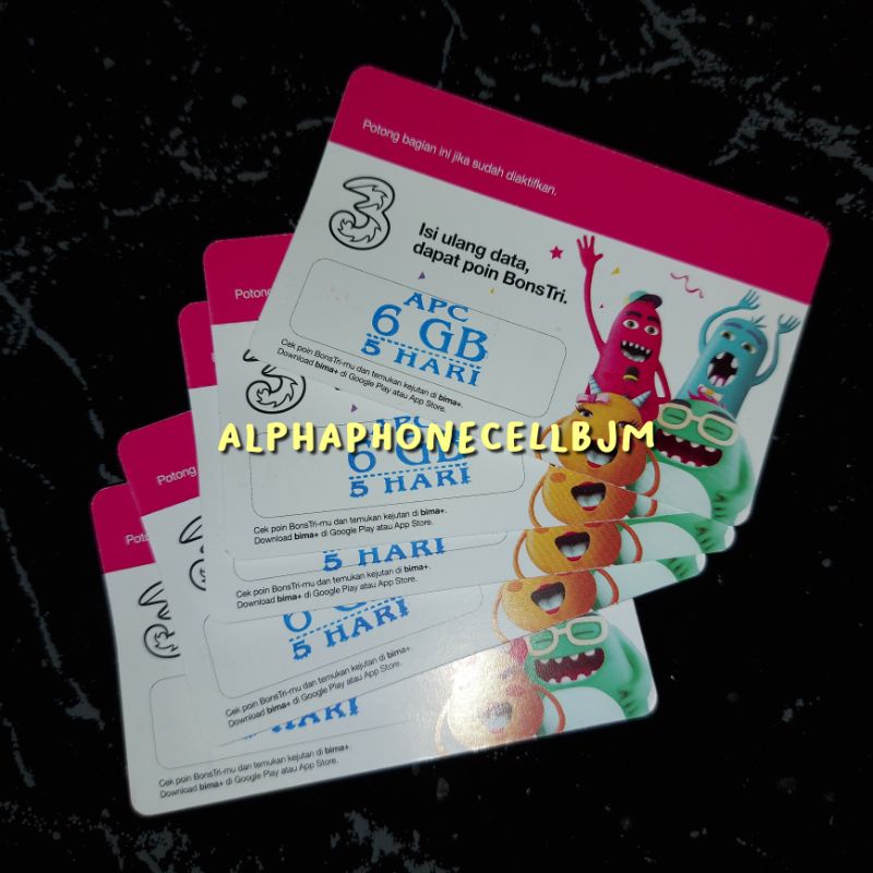 VOUCHER TRI 4,5GB 5 HARI