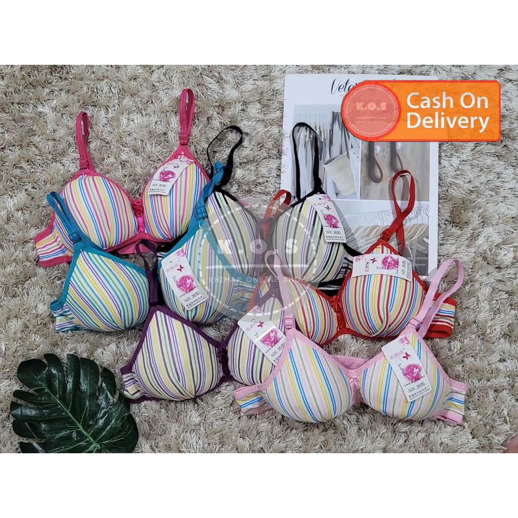 BRA BH ANAK BERMOTIF BUSA TIPIS SIZE 32-36