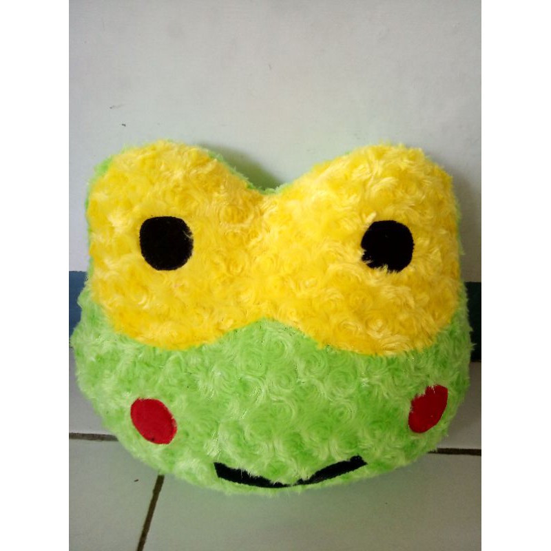 Boneka Keropi Love Jumbo Dapat Bantal