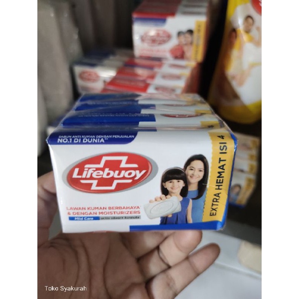 Lifebuoy Sabun Batang Mild Care 60gx4