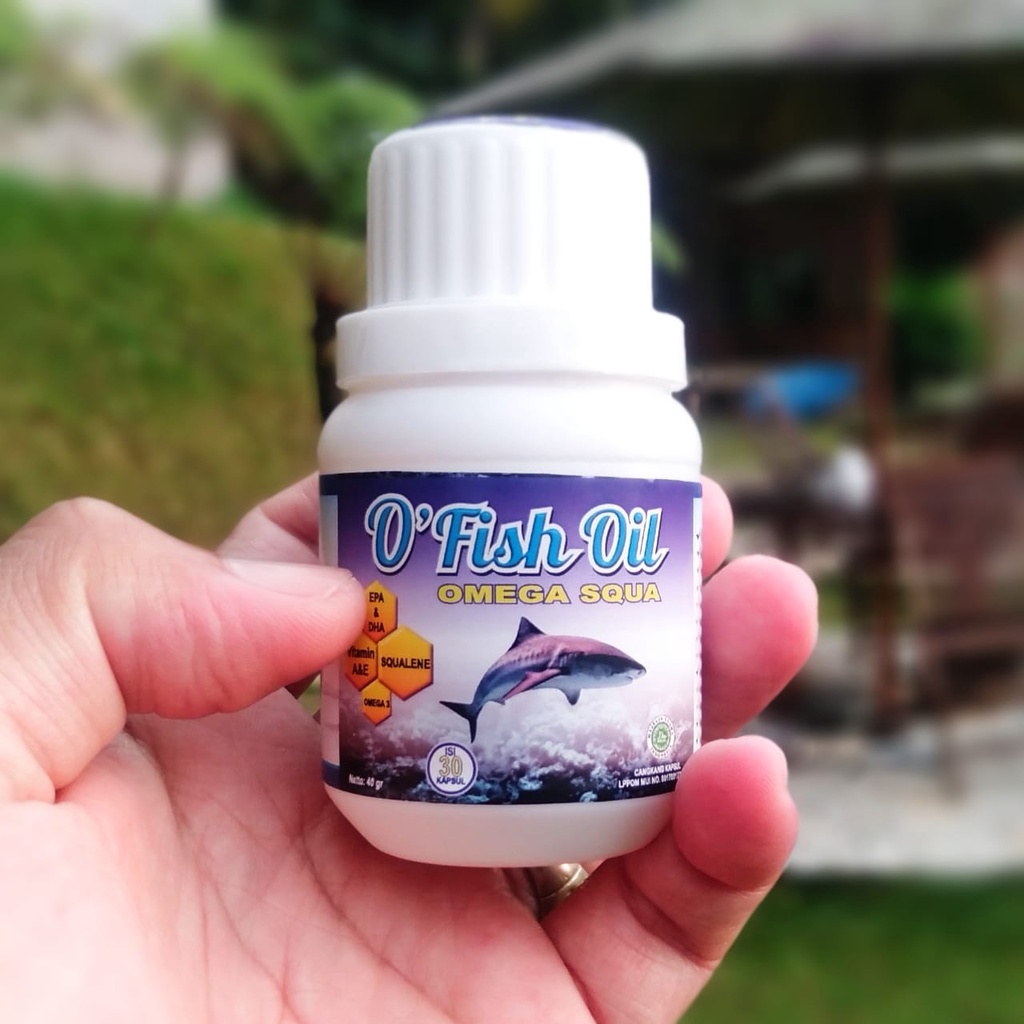 [GRATIS SABUN] Beli 3 Suplemen Penggemuk Badan O Fish Oil Omega Squa Minyak Ikan Hiu Suplemen Minyak Ikan